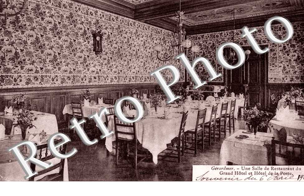 Une salle du restaurant du Grand Hotel et Hotel de la Poste