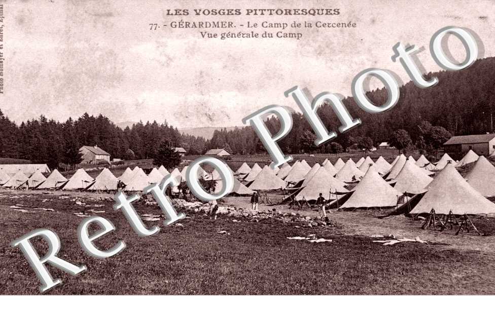 Le camp de la Cercenee