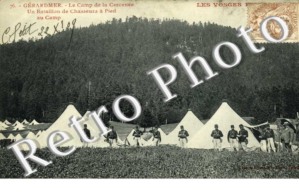 Le camp de la Cercenee