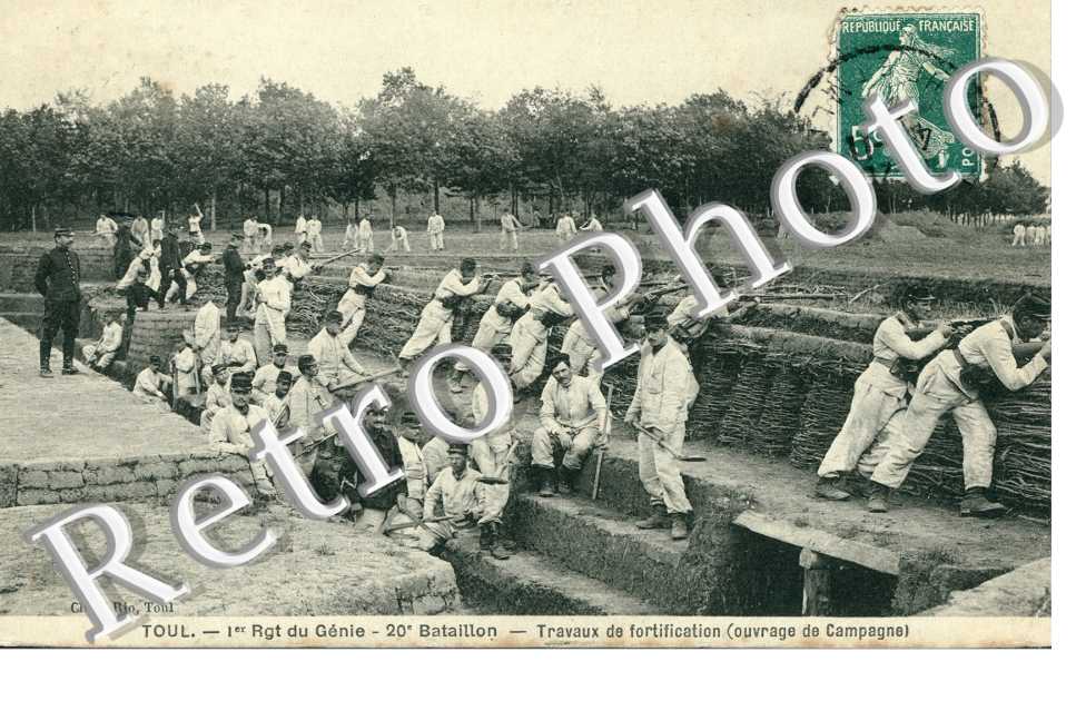 1er rgt du genie 20e Bataillon Travaux de fortification