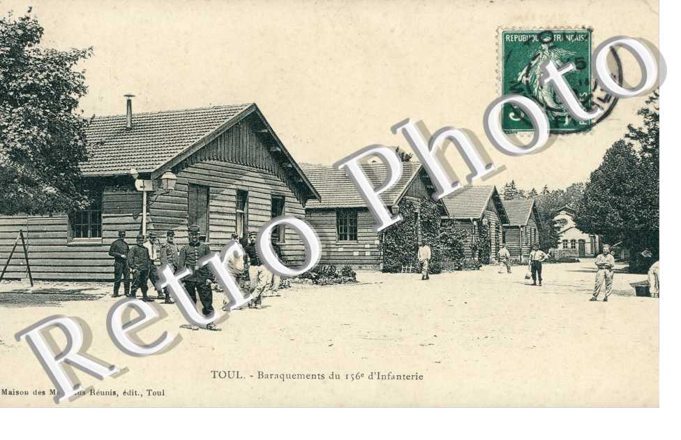 Baraquements du 156eme d'Infanterie