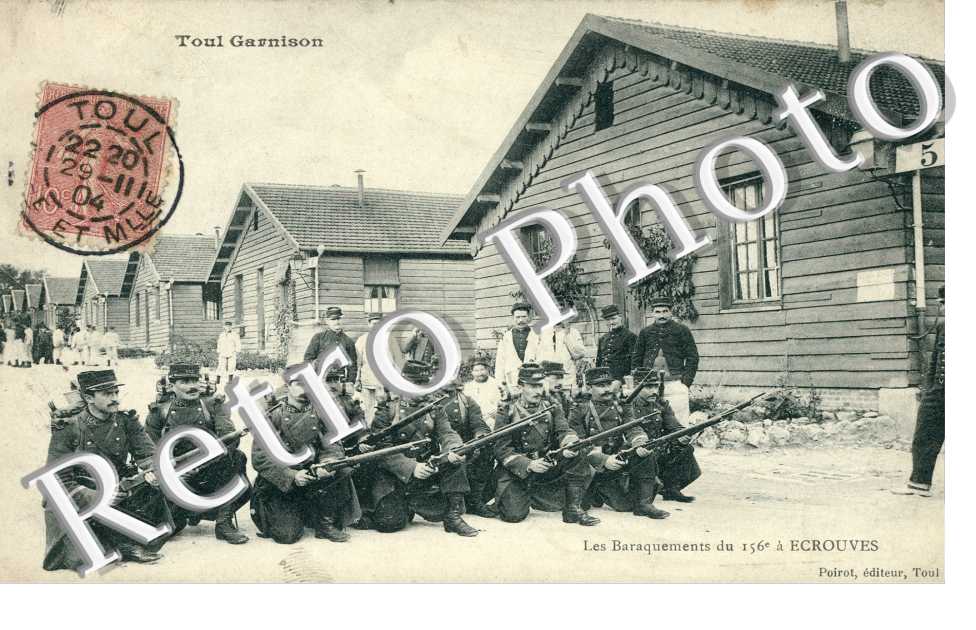 Les Baraquements du 156eme a Ecrouves