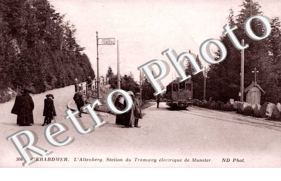 L'Altenberg station du tramway electrique de Munster
