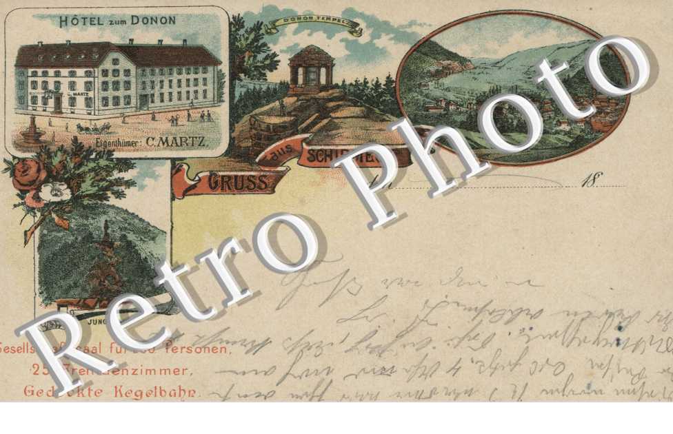 Carte style dessin multivues  couleur