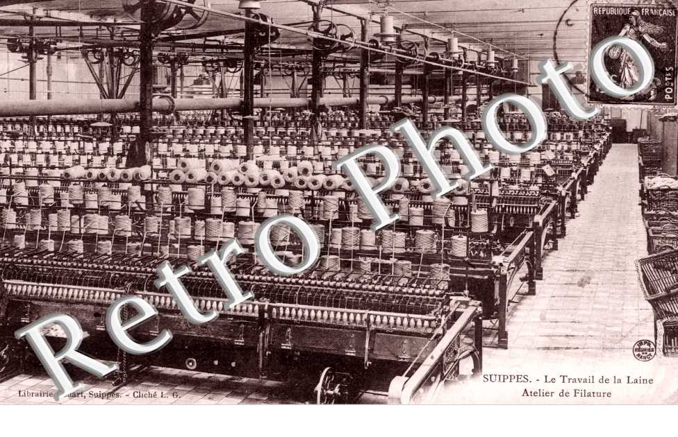 atelier de la filature 1919, le travail de la laine, 