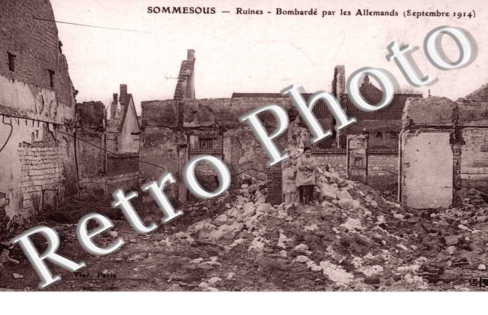 ruines apres le bombardement