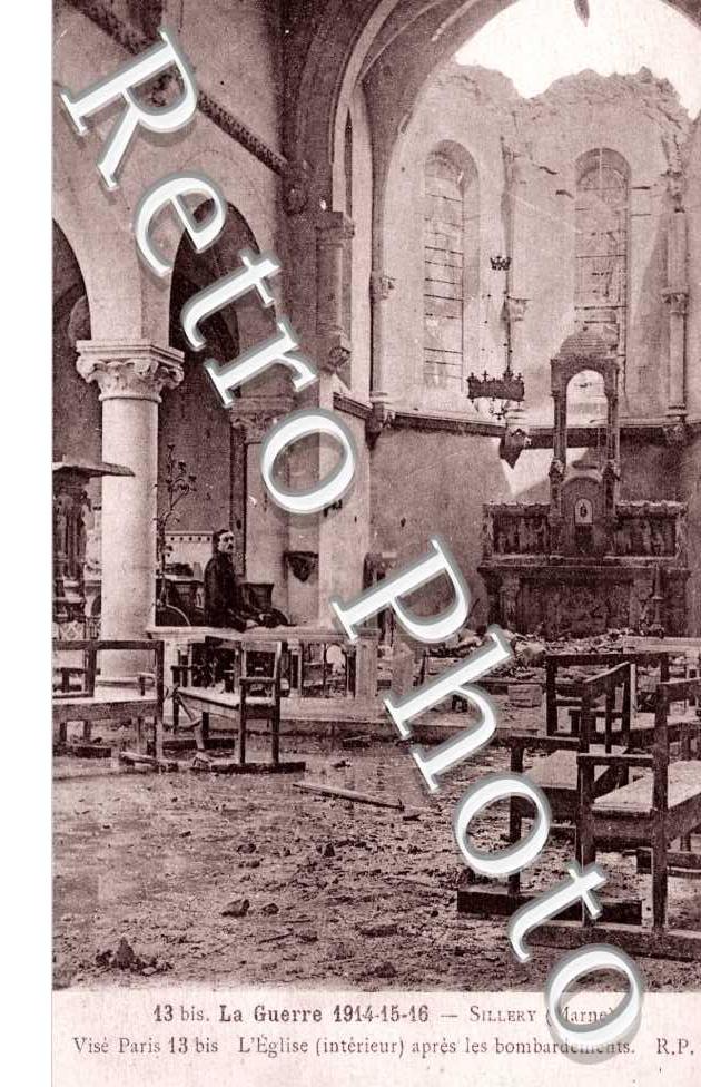 l&#039;eglise bombardee