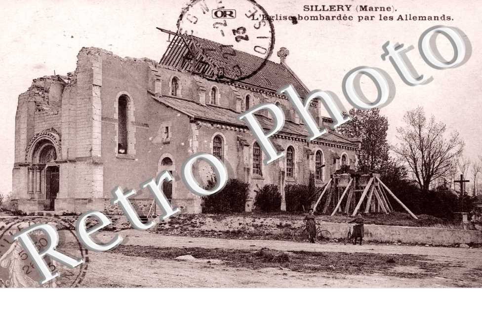 l&#039;eglise bombardee