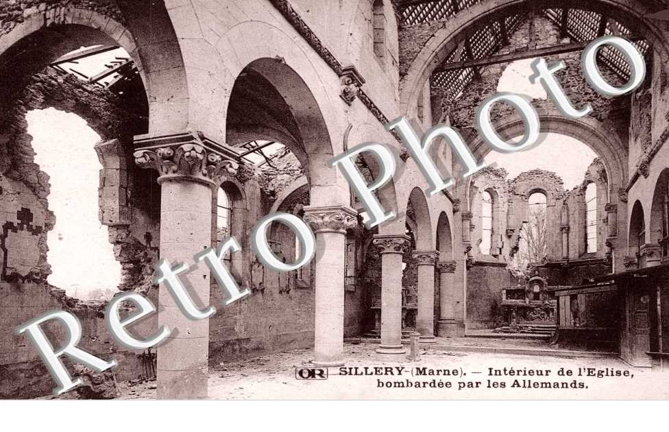 l&#039;eglise bombardee