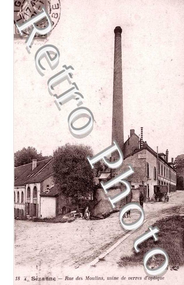 rue des Moulins - Usine de Verres d&#039;Optique