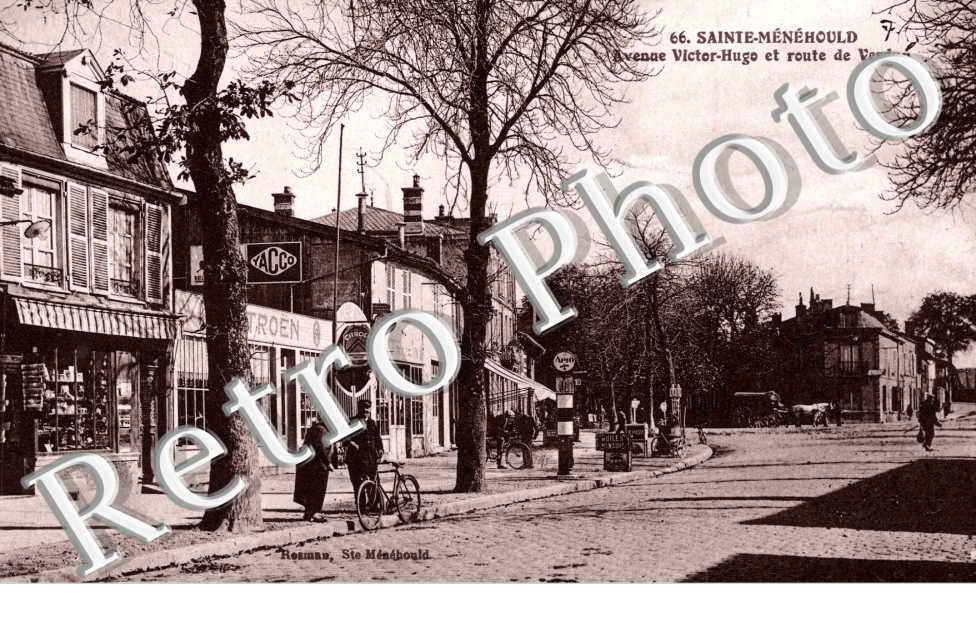 Avenue Victor Hugo et Route de Verdun