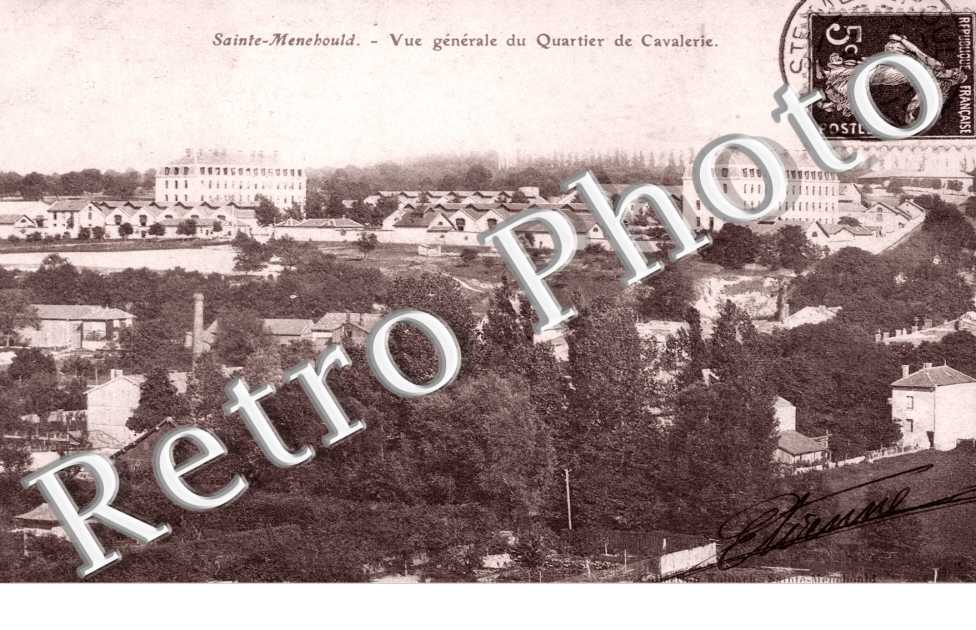 vue generale du Quartier de la Cavalerie