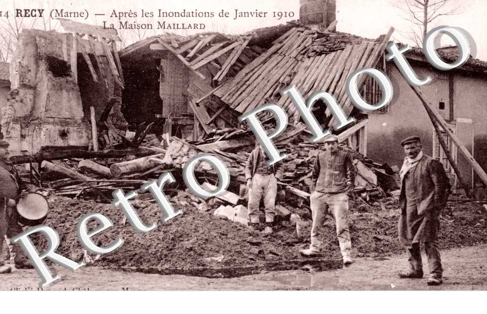 La Maison Maillard après les inondations de 1910