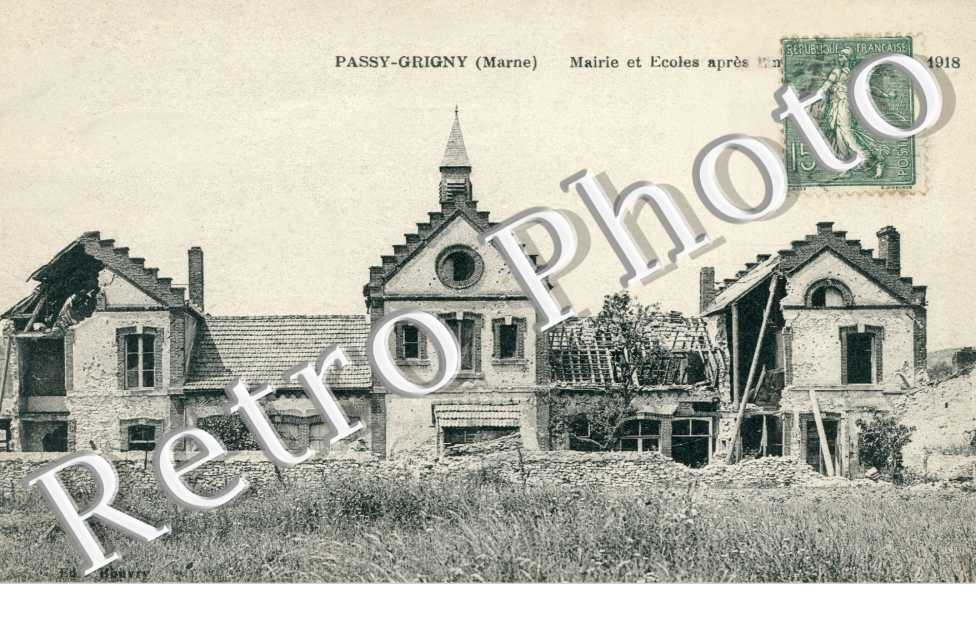 mairie et écoles en 1918