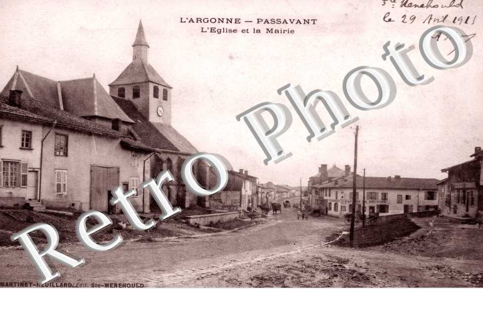 L&#039;eglise et la mairie