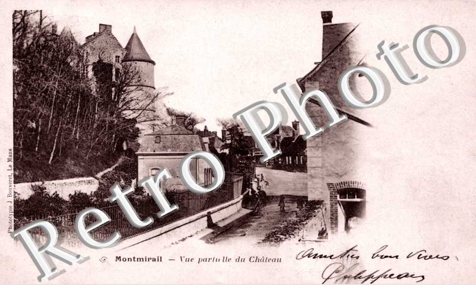 Vue partielle du chateau