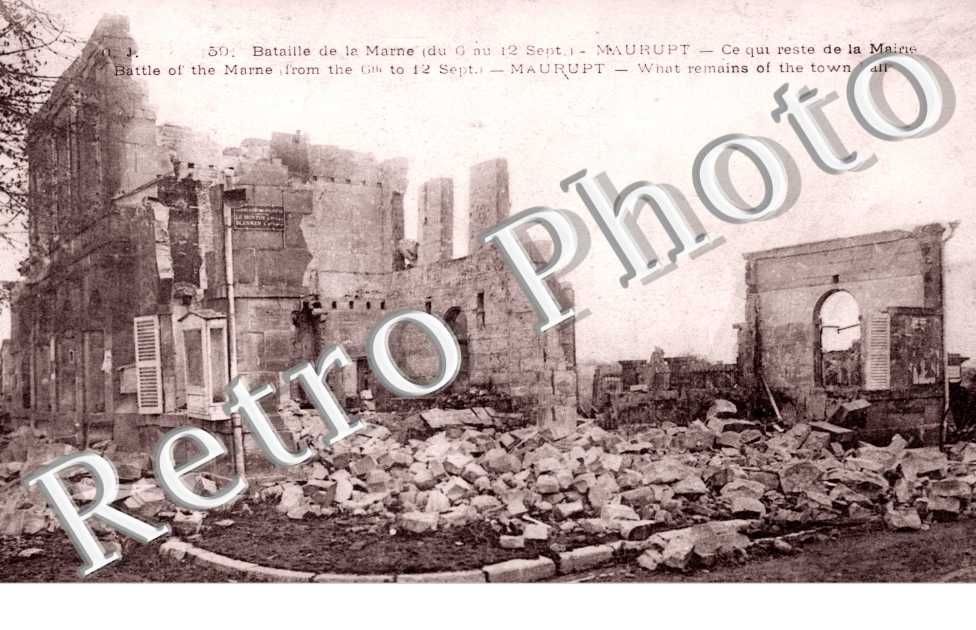 eglise apres bombardement
