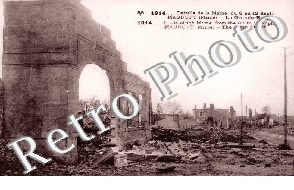 eglise apres bombardement