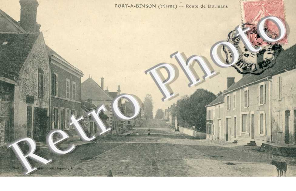 Port a Binson, Route de Dormans