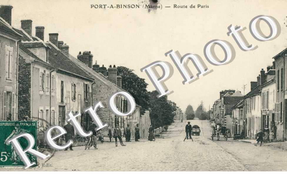 Port a Binson, Route de Paris