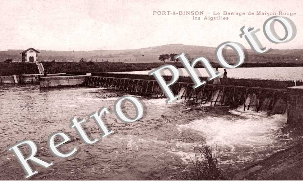 Port a Binson, Barrage de Maison Rouge, les Aiguilles