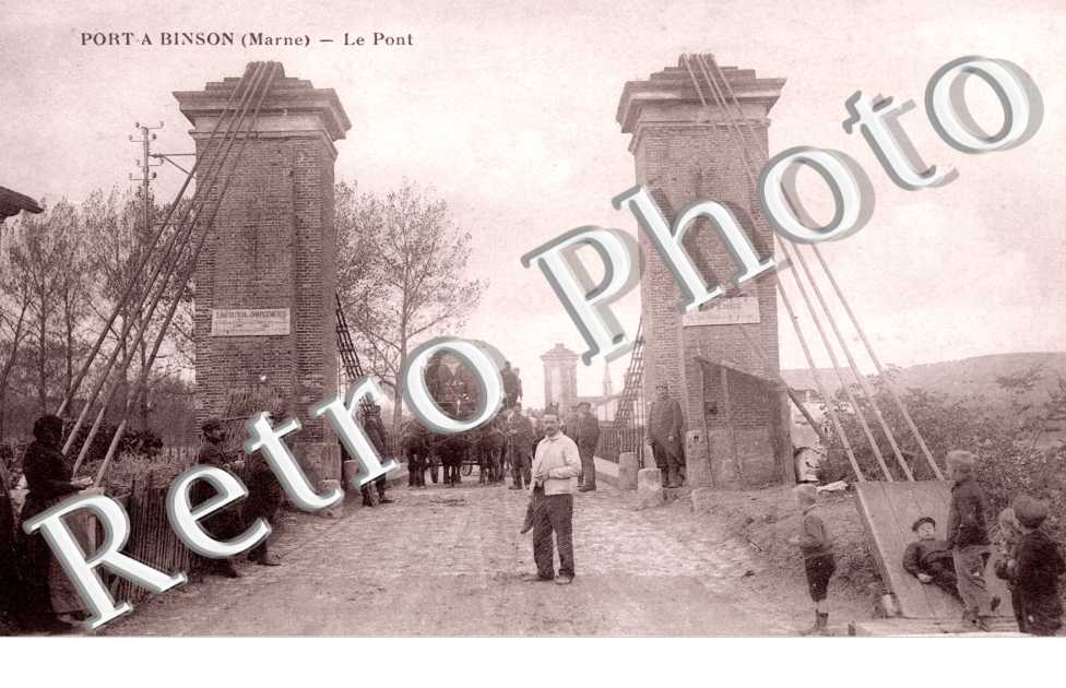 PORT A BINSON le pont
