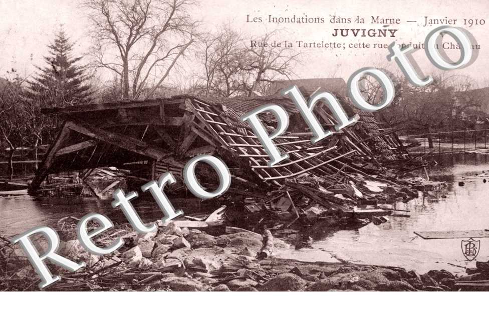 rue de la tartelette, Apres les Inondations de Javier 1910