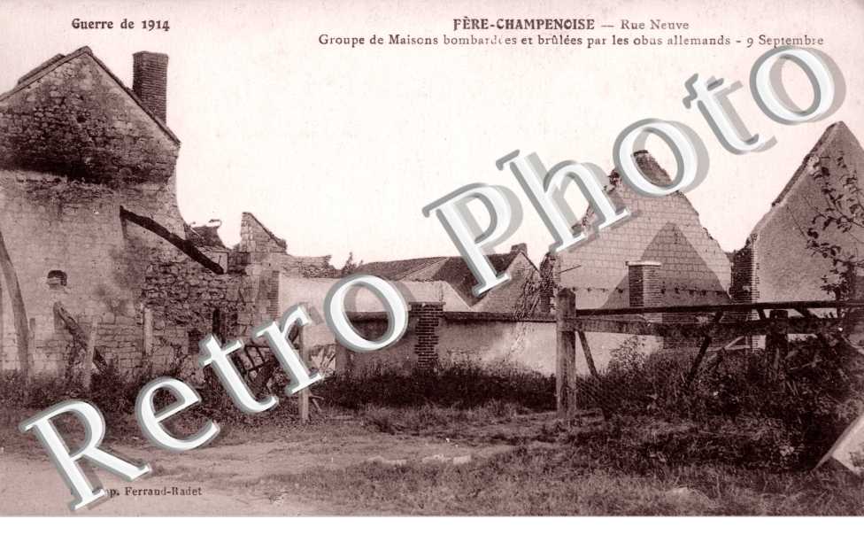 rue Neuve bombardee