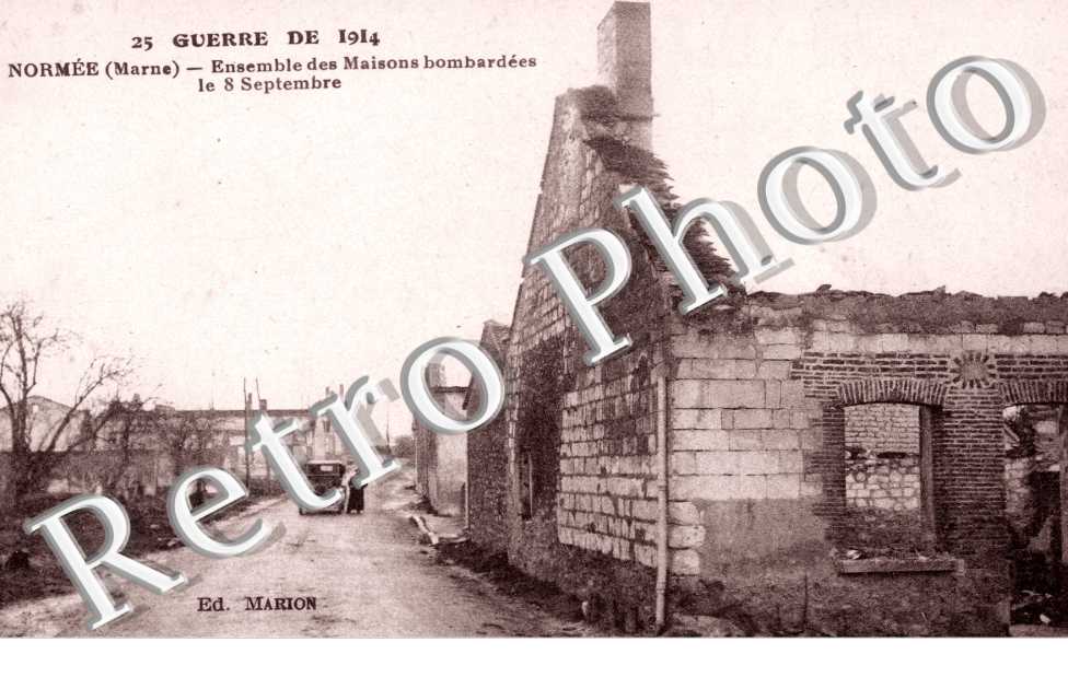 maisons bombardees