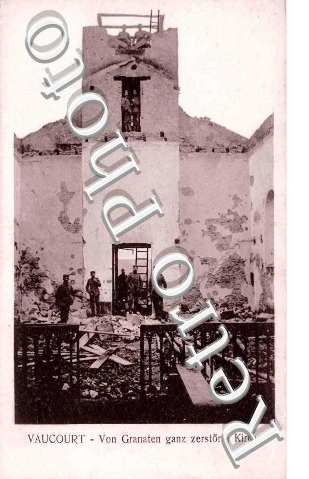 Von Granaten ganz zerstorte kirche