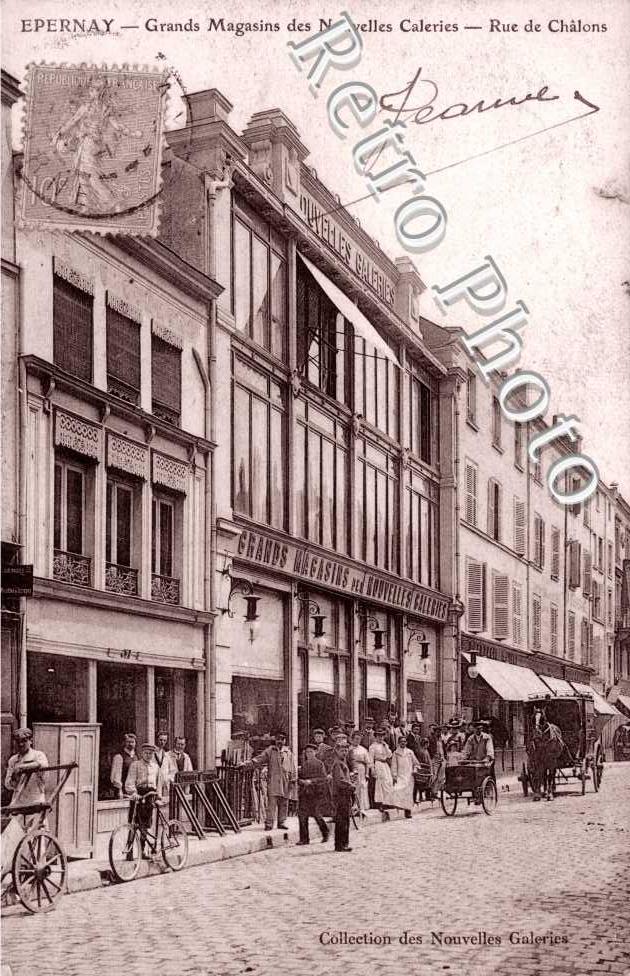 Grands Magasins des Nouvelles Caleries, Rue de Chalons