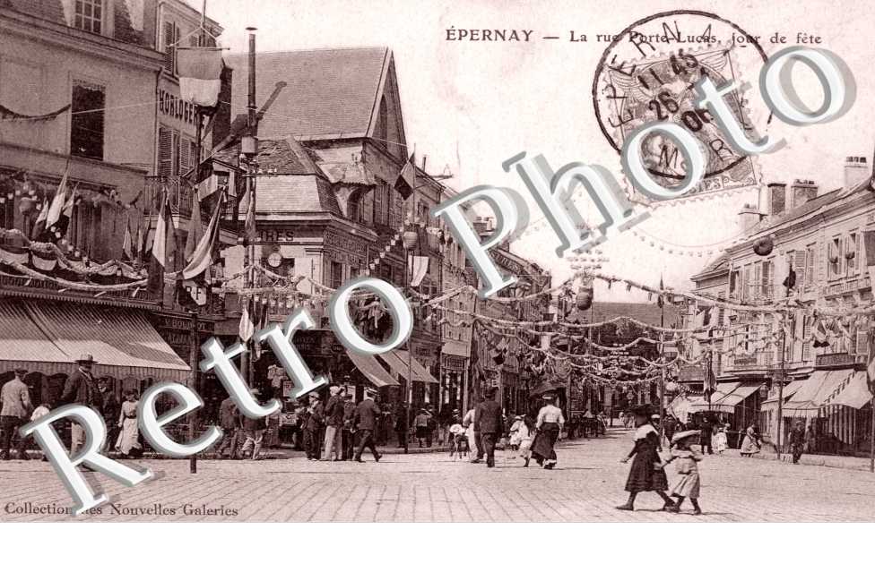 RUE PORTE LUCAS un jour de fete
