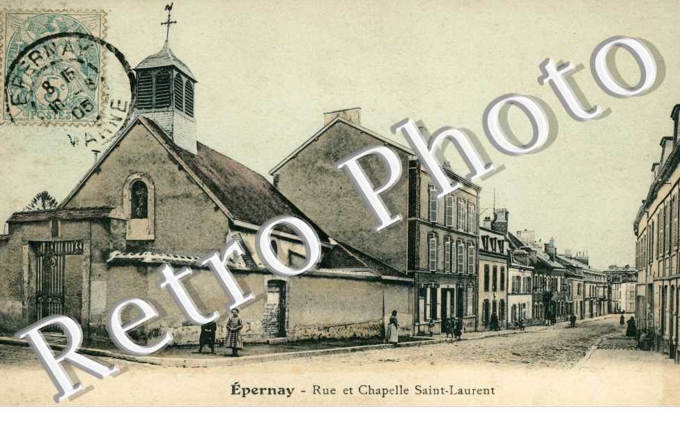Rue et Chapelle Saint-Laurent