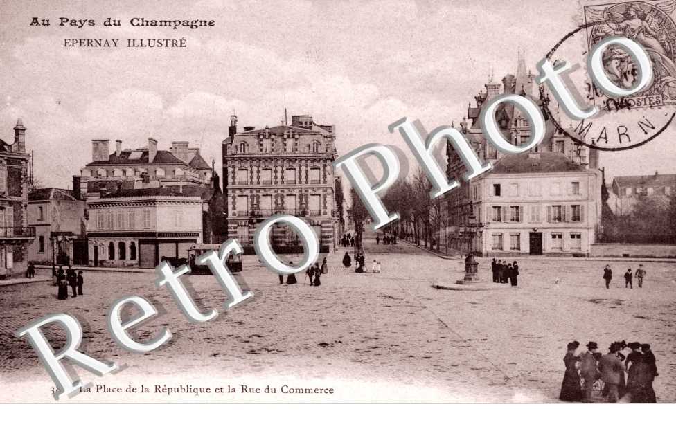 place de la Republique et Rue du Commerce