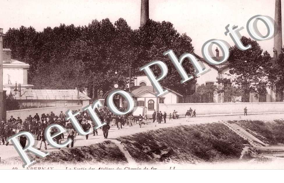 la Sortie des Ateliers du Chemin de Fer