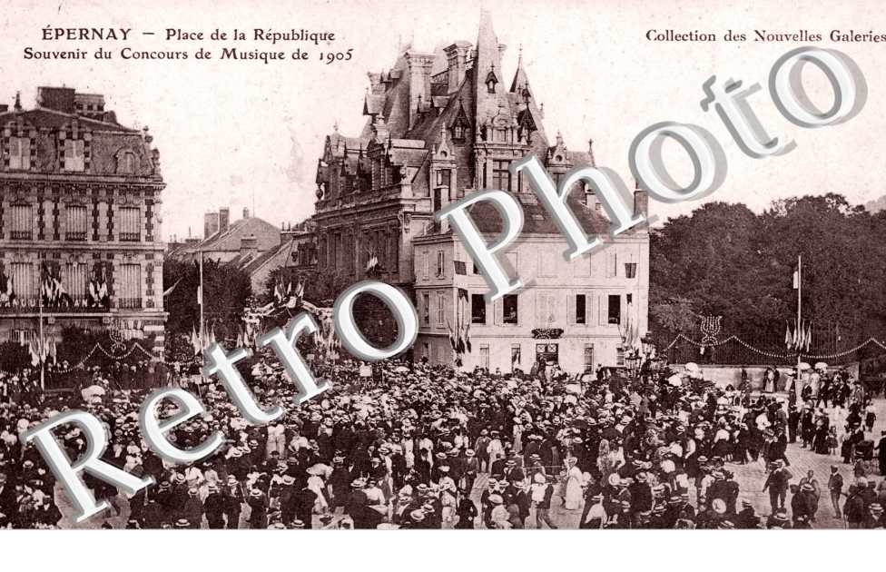 place de la Republique, Concours de musique de 1905 