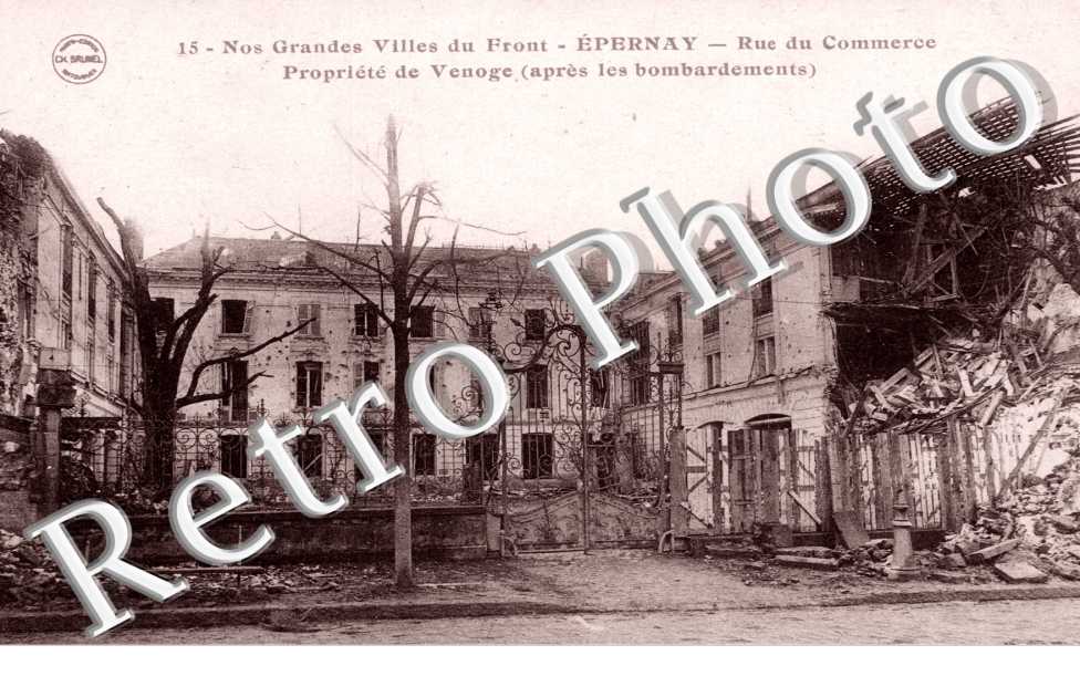 rue du Commerce detruite
