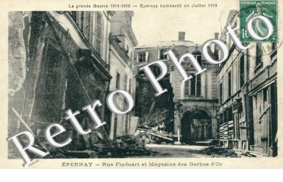 RUE Flodoart et Magasins des Gerbes d'Or