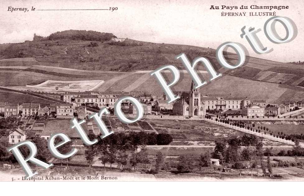 Hopital Auban Moet et le Mont Bernon