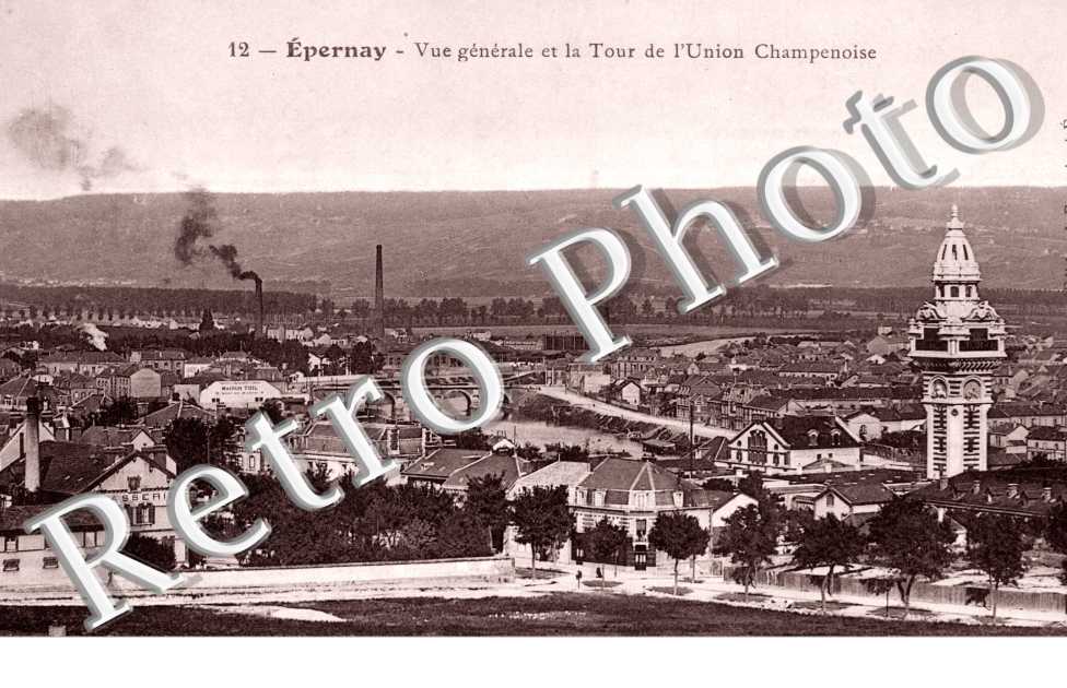 vue generale et la Tour de l'Union Champenoise