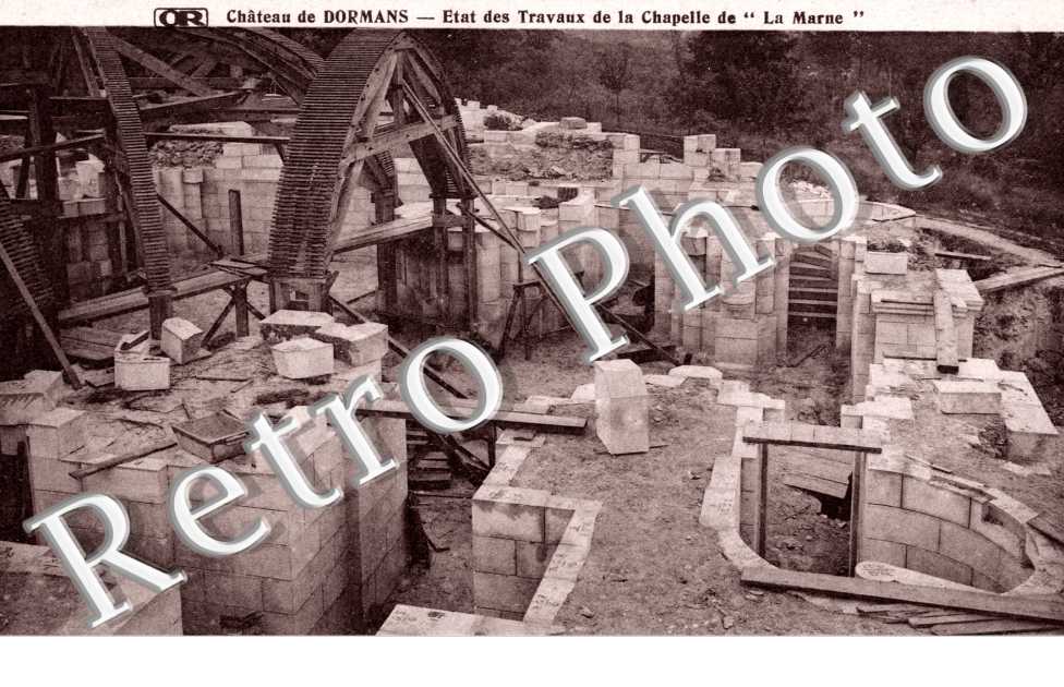 Travaux de la Chapelle de la Marne