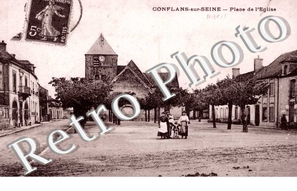 Conflans-sur-Seine, Place de l&#039;Eglise