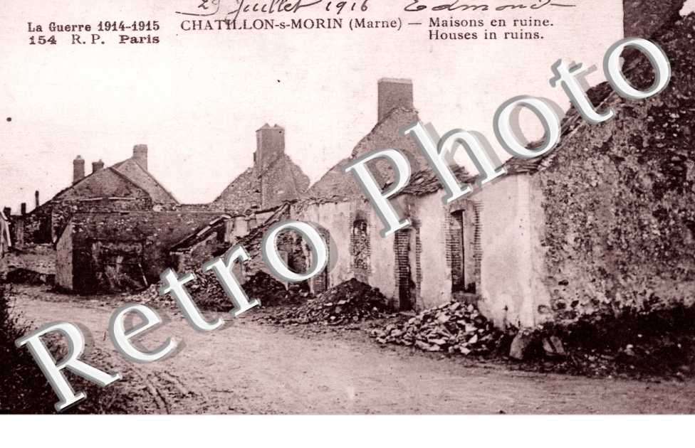 Maison en ruine  guerre 1914-1918