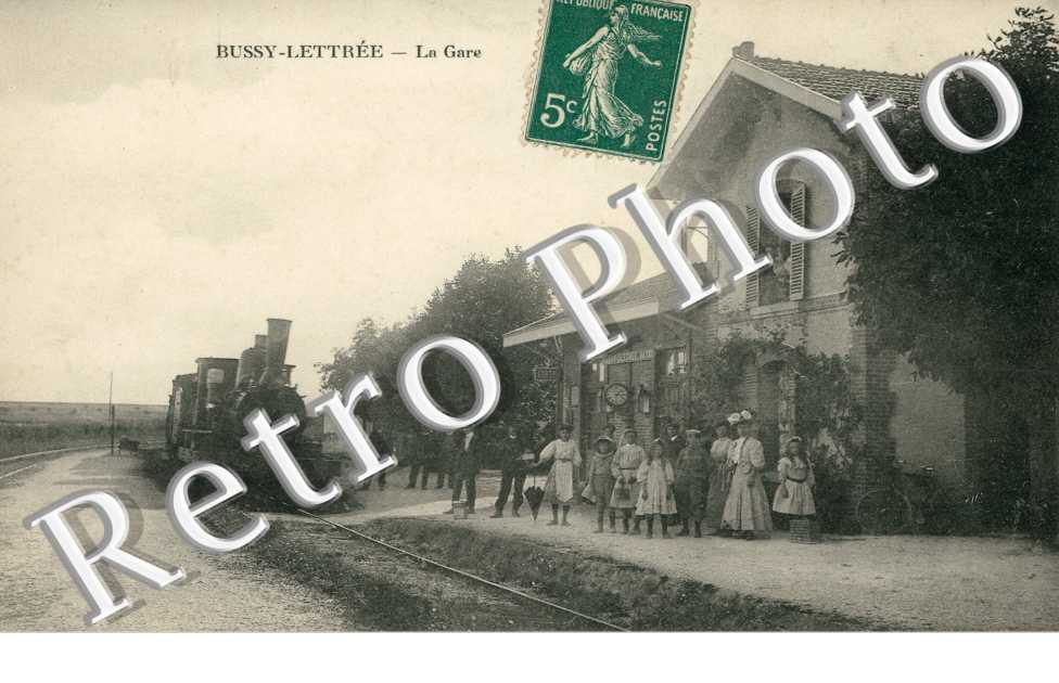 Bussy-Lettree, la Gare