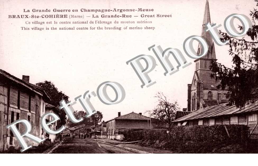 Braux-Sainte-Coliere, la Grande-Rue