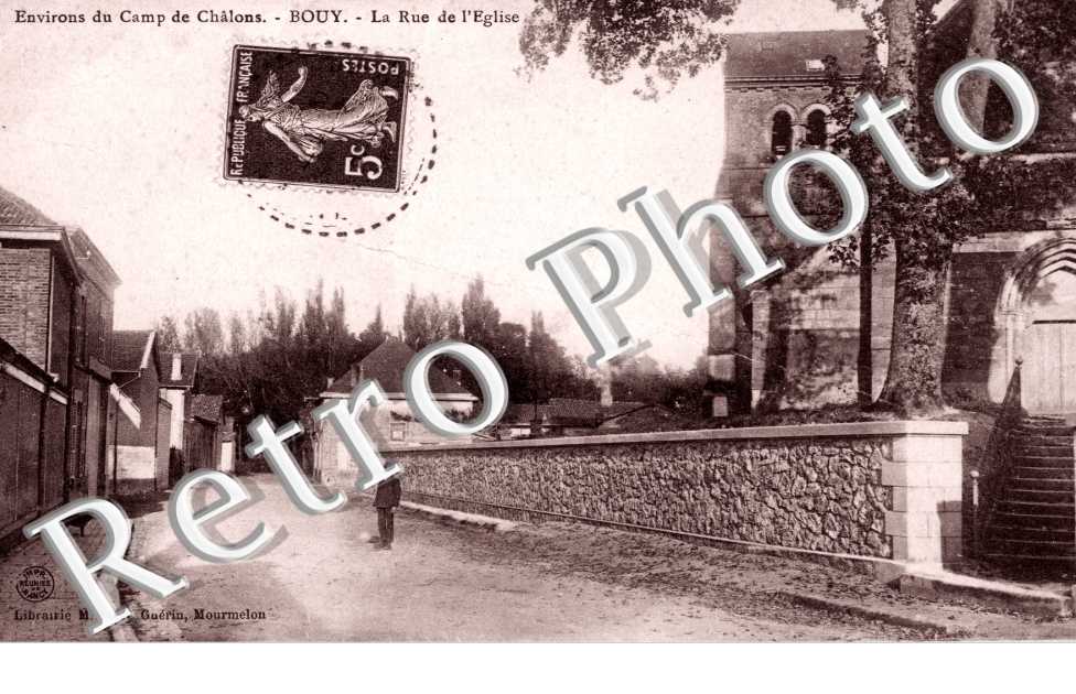 environs du camp de Chalons, la rue de l&#039; Eglise