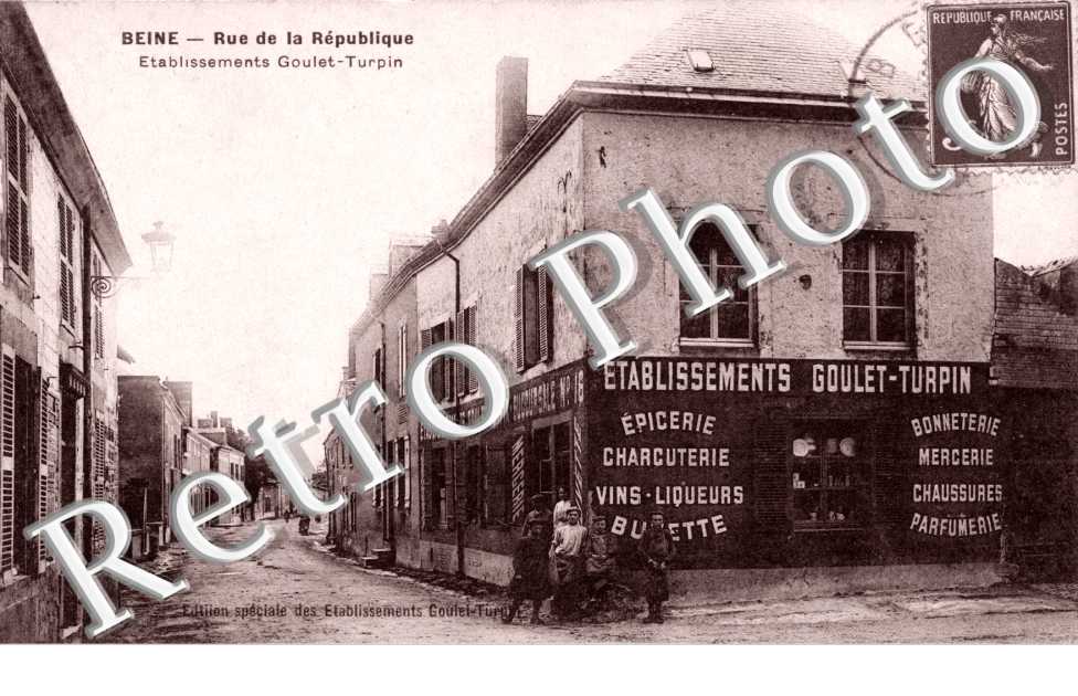 Etablissements Goulet-Turpin, rue de la Republique