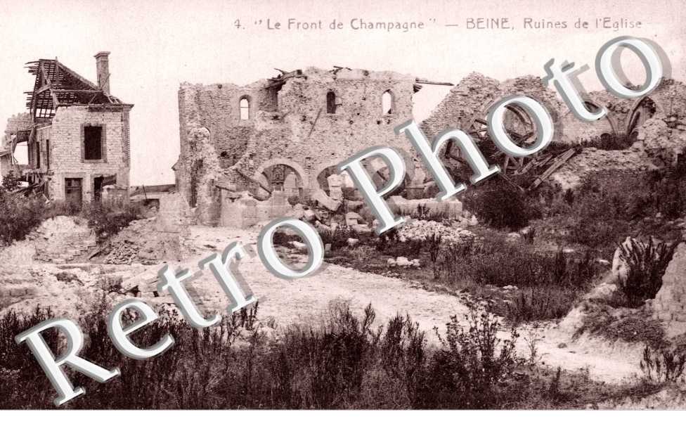 le Front de Champagne, Ruines de l&#039;Eglise