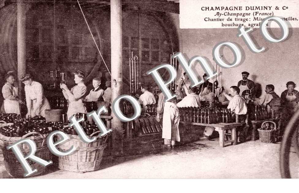 Champagne Duminy et Co, Chantier de tirage