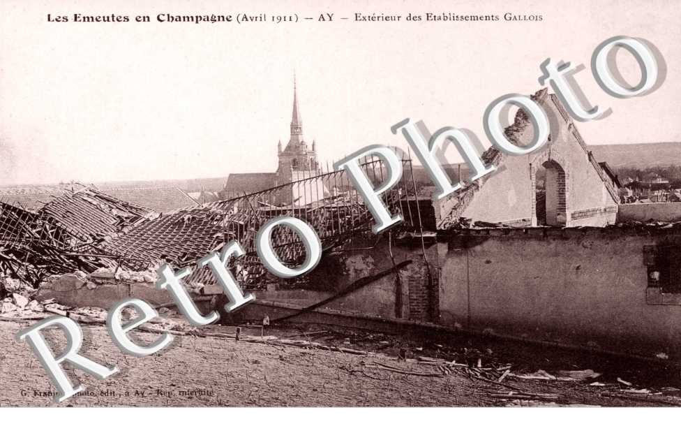 Les emeutes en Champagne